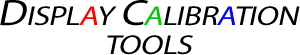 Display Calibration Tools