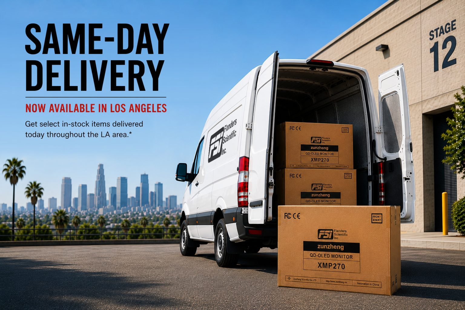 Same-Day Delivery Now Available in Los Angeles!